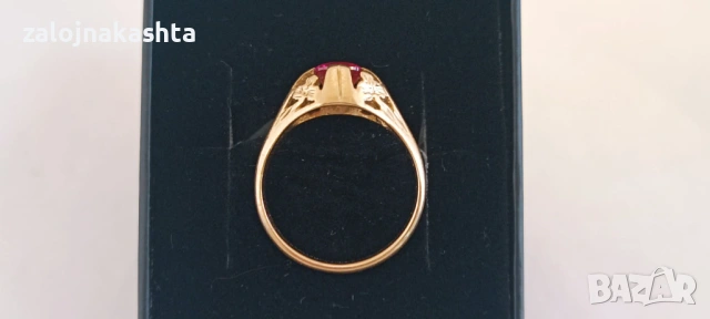 Нов Златен пръстен -3,95гр/14кр, снимка 5 - Пръстени - 53161425