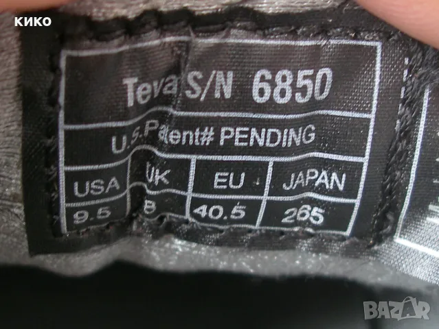 Дамски обувки TEVA 40.5, снимка 11 - Маратонки - 49811927