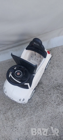 CHIPOLINO Ride-on ФИАТ 500 БЯЛ, снимка 6 - Коли, камиони, мотори, писти - 52297609