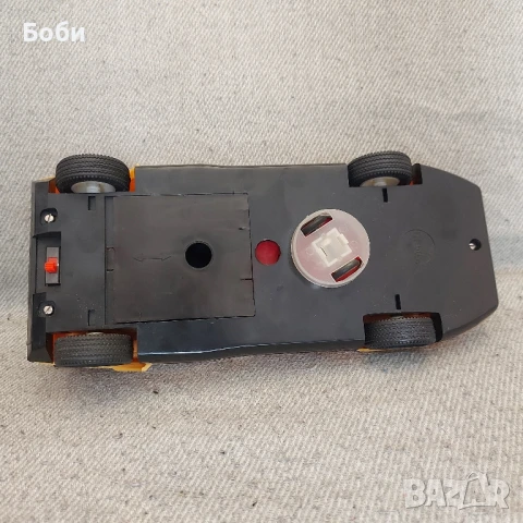 Стара Рядка Българска Соц Пластмасова Играчка на Батерии Кола Мерцедес C111, снимка 4 - Колекции - 51217025