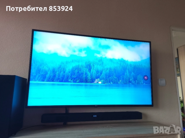 Смарт Телевизор LG 50 UM7500PLA + Саундбар LG SN4 и Субуфер , снимка 2 - Телевизори - 52452368