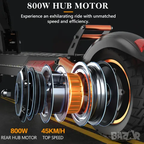 Електрически скутер/тротинетка със седалка iENYRID 800W 20AH  ​, снимка 3 - Велосипеди - 46993800