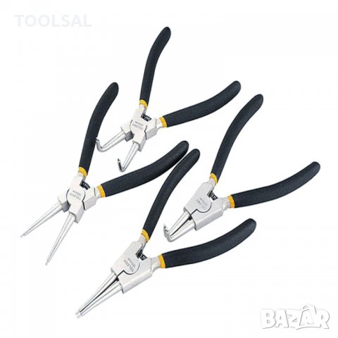 Клещи Tolsen зегер прави и извити 4 бр., 180 мм, снимка 1