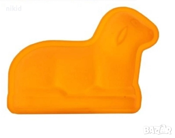 Овца Агне голяма кексова форма за кекс сладкиш силиконов молд десерти гипс, снимка 2 - Форми - 51705577