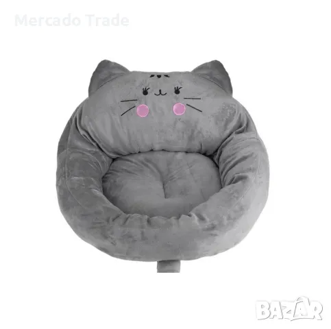 Легло за котки Mercado Trade, 50см., Сиво, снимка 2 - За кучета - 48489130