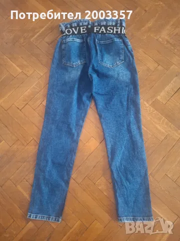 Дънки с висока талия, снимка 2 - Дънки - 49892217