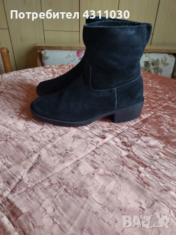 Дамски боти Кaren Scott естествен велур 39 номер, снимка 4 - Дамски боти - 53427893