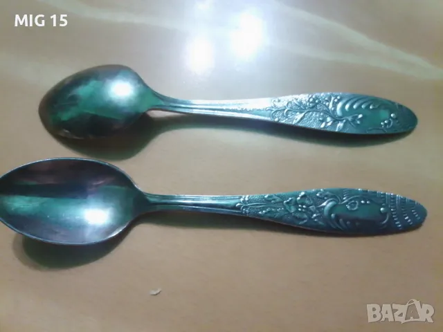 Комплект стари лъжички за захар., снимка 4 - Антикварни и старинни предмети - 48031972