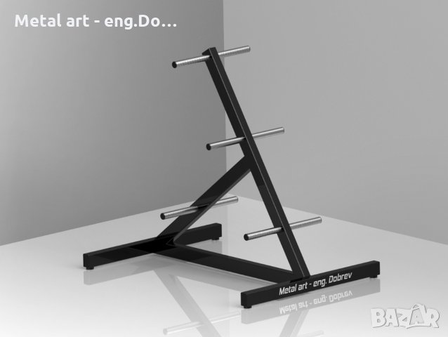 Стойка за дискове двустранна Ф30, снимка 2 - Фитнес уреди - 33099008