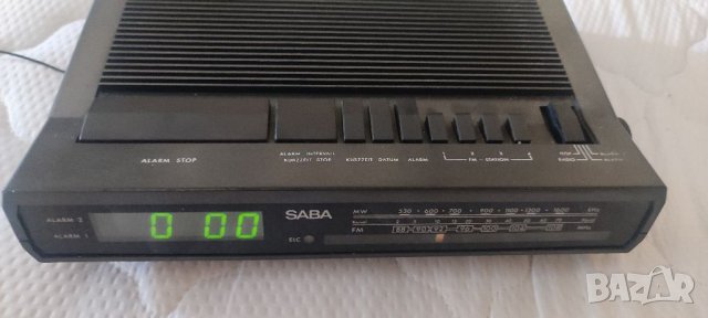 Радио часовник SABA, Германия. , снимка 7 - Радиокасетофони, транзистори - 37095746