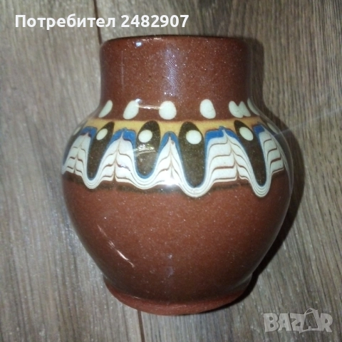 Стара глинена захарница, снимка 6 - Антикварни и старинни предмети - 51581162