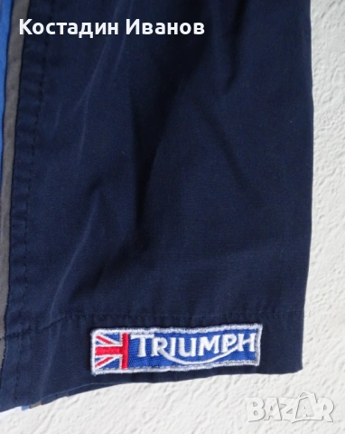 Triumph Motorcycles мъжка мото риза XL, снимка 5 - Ризи - 53372336
