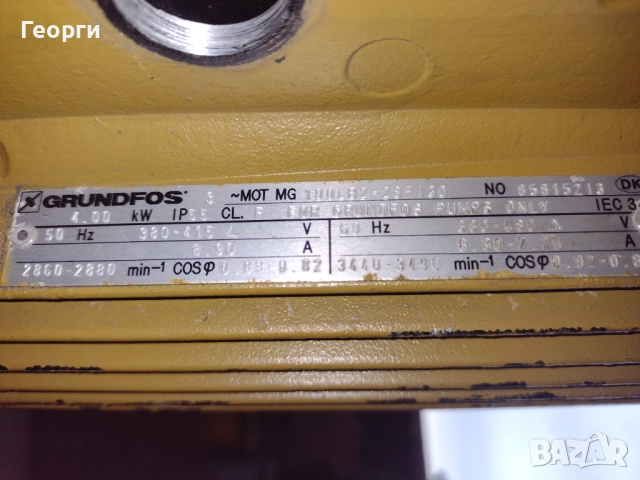 Помпа Grandfus, снимка 8 - Водни помпи - 52741554