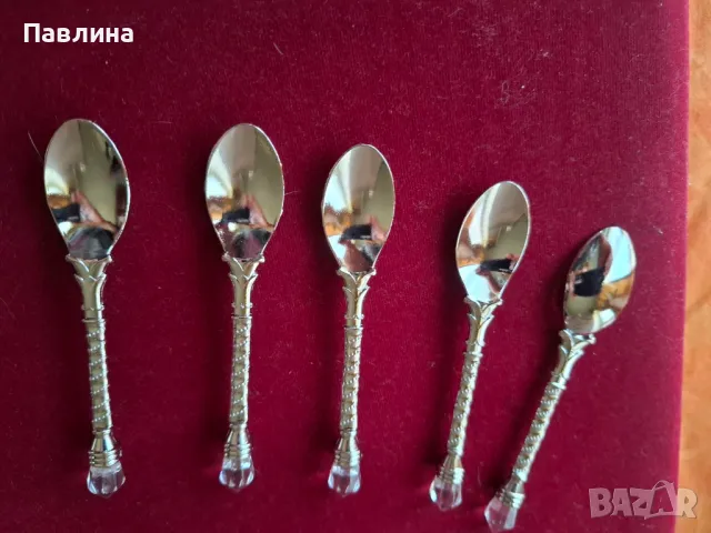 Лъжички за кафе, снимка 5 - Прибори за хранене, готвене и сервиране - 50150756