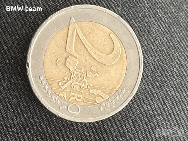 Монета 2 евро A 2002 г , снимка 3 - Нумизматика и бонистика - 53583259