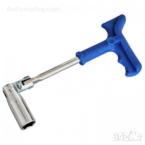 Ключ за свещи Automat, Чупещо рамо, 16мм, 21мм, снимка 2 - Аксесоари и консумативи - 40644807