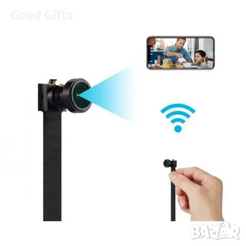 Шпионска мини безжична WiFi IP камера модул за вграждане с микрофон, снимка 3 - Други - 48614950