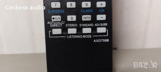 Дистанционно за ресивъри PIONEER AXD7596, снимка 2 - Ресийвъри, усилватели, смесителни пултове - 51733107