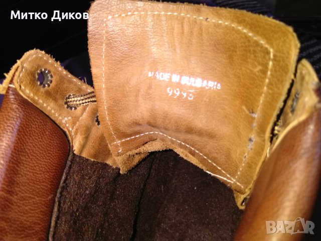 Женски боти естествена кожа България №40 стелка 255мм, снимка 8 - Дамски боти - 39160525