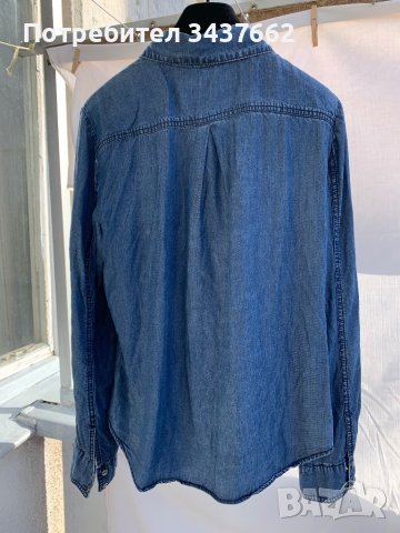 Дънкова риза, снимка 5 - Ризи - 42963282