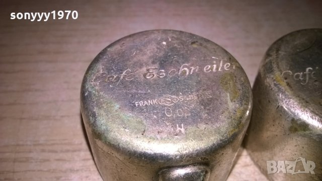 посребрени малки канички за сметана/мляко-внос швеицария, снимка 14 - Колекции - 27194492