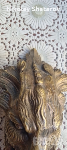 Бронзова скулптура. Бронзова фигура , снимка 5 - Антикварни и старинни предмети - 51666521