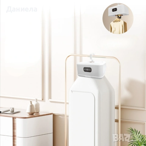 Преносима електрическа сушилня за дрехи – компактна, сгъваема, с таймер и 3D циркулация