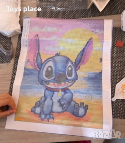 30*40см Диамантен гоблен Лило и Стич Lilo and Stitch , снимка 2 - Гоблени - 52429218