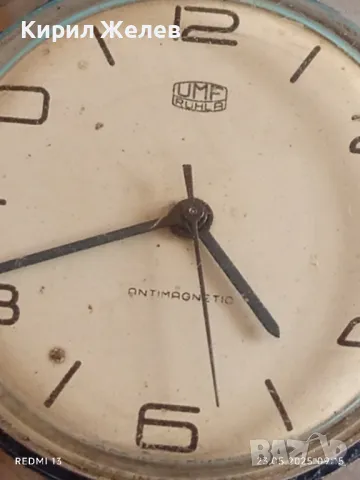 Стар механичен часовник мъжки UMF RUHLA ANTI-MAGNETIC за части ремонт КОЛЕКЦИЯ 33918, снимка 2 - Антикварни и старинни предмети - 50396898
