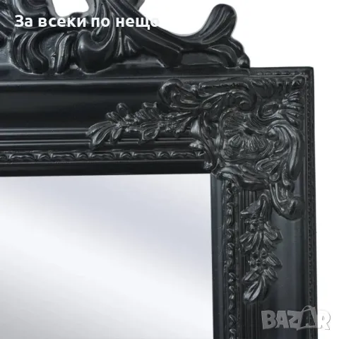Свободностоящо огледало, бароков стил 160х40 см, черно Код P522, снимка 6 - Огледала - 50279461
