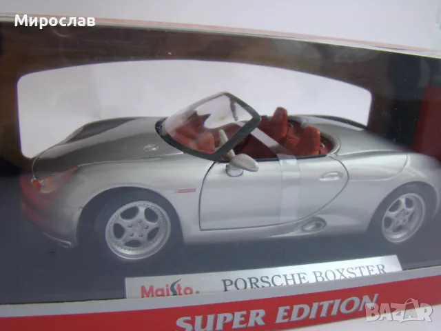 1:18 MAISTO PORSCHE BOXSTER ИГРАЧКА МОДЕЛ КОЛИЧКА, снимка 6 - Колекции - 48210073