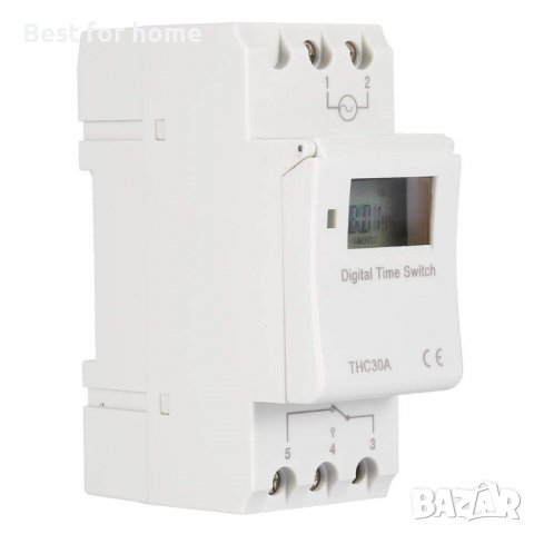 Дигитален програматор THC30A digital time switch, снимка 4 - Друга електроника - 39118656