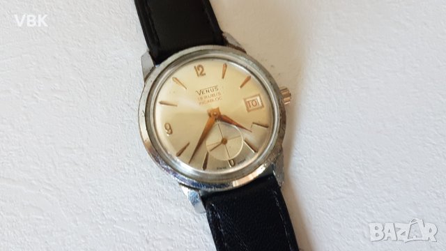  VENUS -19 jewels - Incabloc, снимка 2 - Мъжки - 24430731