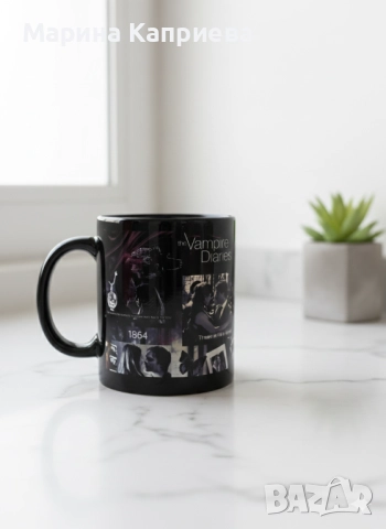 Нови тематични порцеланова чаши на Дневниците на вампира. Различни модели , снимка 3 - Чаши - 51464829