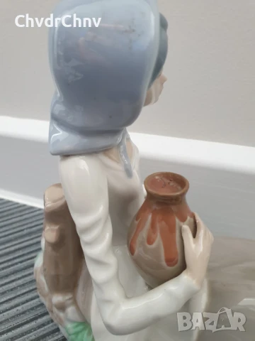 Lladro CASADES статуетка 22см/голяма ЛАДРО КАСАДЕС испанска порцеланова фигура-композиция, снимка 3 - Статуетки - 51219556