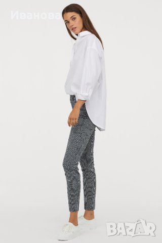 H&M Панталон с принт, снимка 3 - Панталони - 40581006