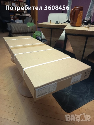 етажерка 35/106/33 см бяла от пдч с регулируеми крачета Кубо 3, снимка 3 - Етажерки - 51802107