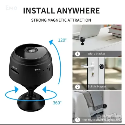 Мини камера - A9, снимка 2 - HD камери - 48581715