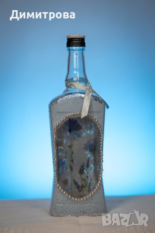 Подарък за мъж.Подарък за ловец. Оргинални, рисувани бутилки за колекция или подарък. , снимка 12 - Подаръци за мъже - 43330185