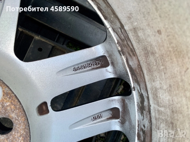 4бр.Оригинални АЛУМИНИЕВИ джанти 16" 5x112 ET50 за Vw,Audi,Seat,Skoda, снимка 9 - Гуми и джанти - 52289359