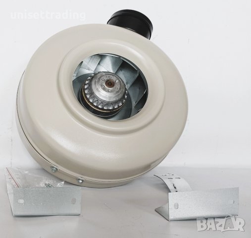 Метален канален вентилатор ф200, нов, 900 m3/h, снимка 3 - Вентилатори - 34722993