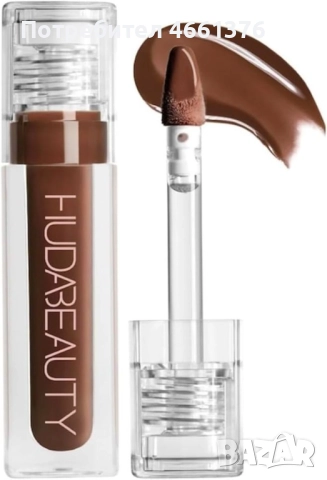 Huda Beauty Faux Filler Extra Shine Lip Gloss – Coco (3.9 ml)