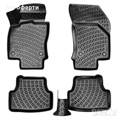 Гумени стелки RizLine съвместими с Skoda Yeti 2009-2017