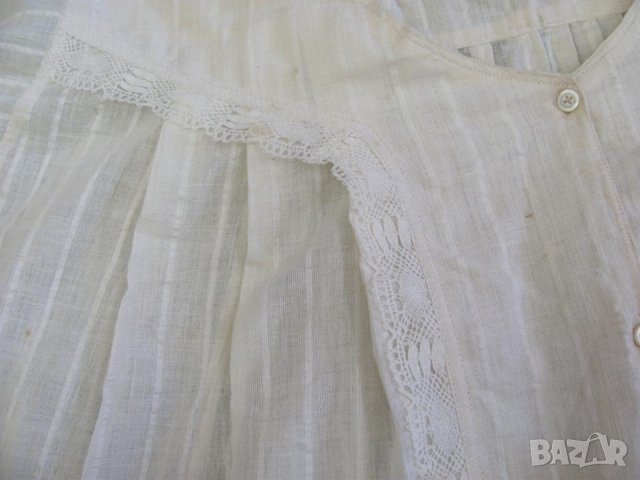 19 век Фолк Арт Женска Кенарена Риза, снимка 5 - Антикварни и старинни предмети - 35410599