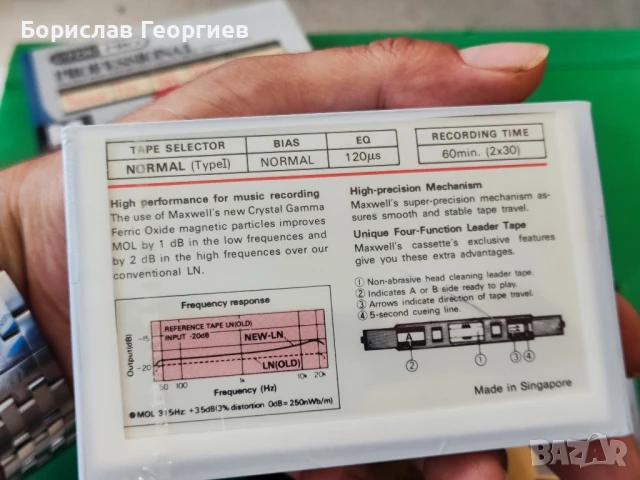 Нови аудио касетки TDK Maxwell raks, снимка 5 - Аудио касети - 51089448