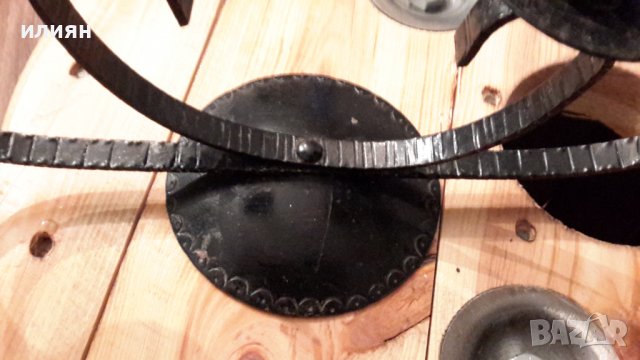 Свещник от ковано желязо , снимка 8 - Декорация за дома - 38386267