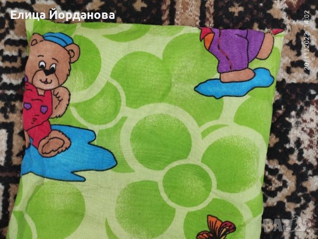 бебешка възглавничка, снимка 4 - Спално бельо и завивки - 38791611