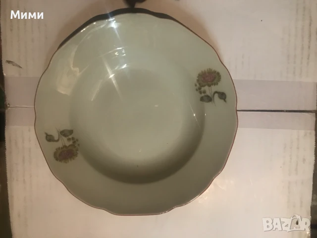 Чинии и плата порцеланови и стъклени от соца, снимка 9 - Чинии - 48871311
