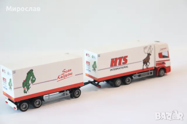 AMW 1:87 H0 SCANIA THERMO KING ХЛАДИЛЕН КАМИОН TIR МОДЕЛ, снимка 8 - Колекции - 50163488