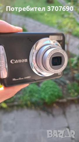 Компактен дигитален фотоапарат Canon PowerShot A480, 10MP, 3.3 оптичен зум., снимка 7 - Фотоапарати - 52525863